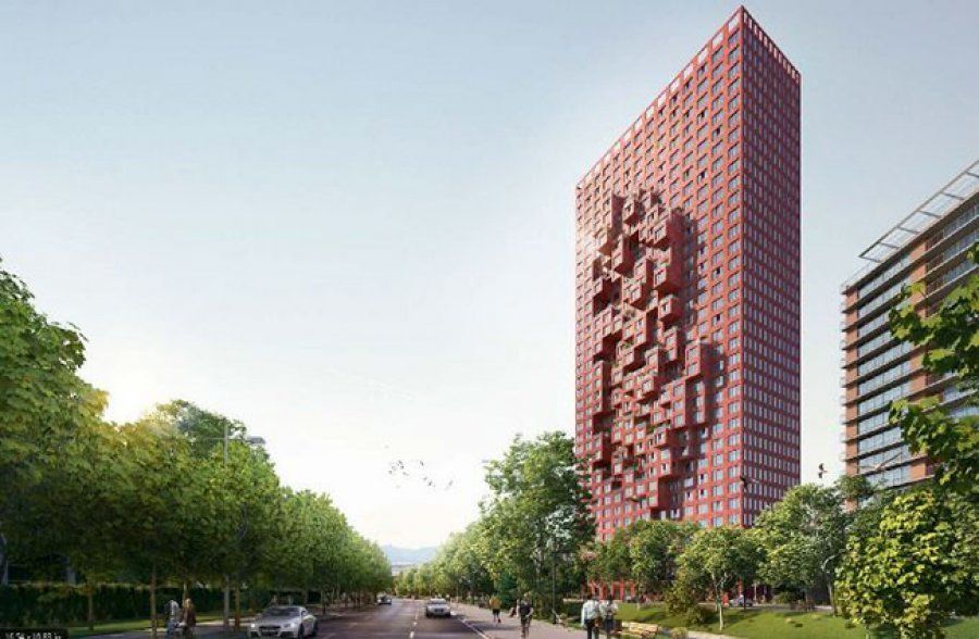Nis ndërtimi i qiellgërvishtësit të parë në Tiranë, DownTown Albania