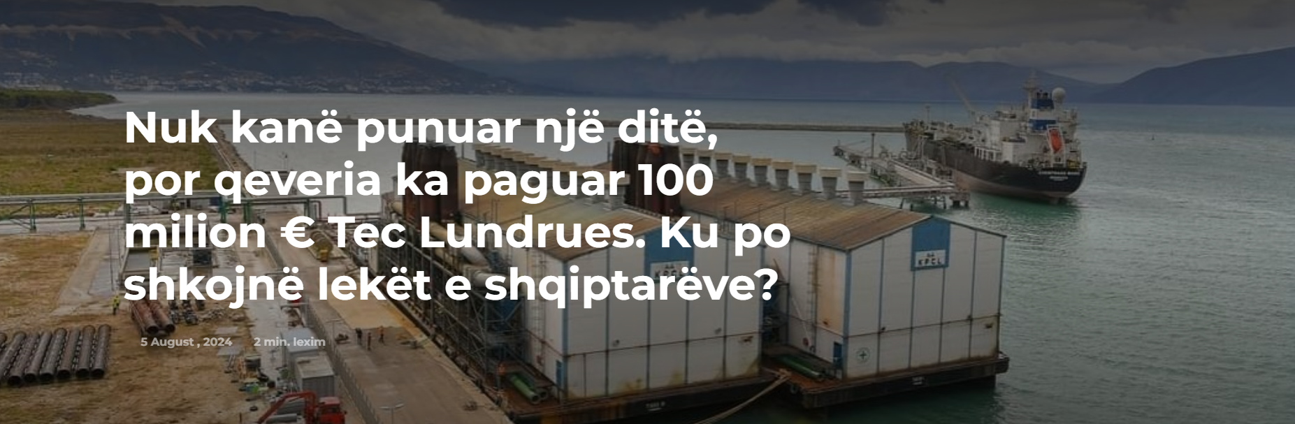 Suksesi i kompanise eshte vetem ti arrij ti ndezi. Aq i duhet.