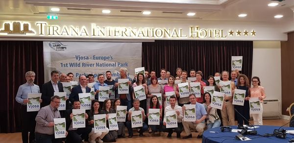 Peisazhi lumor i Vjosës Park Kombëtar në vitin 2023