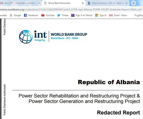 Veting per TEC të Vlorës, jo koncesion.